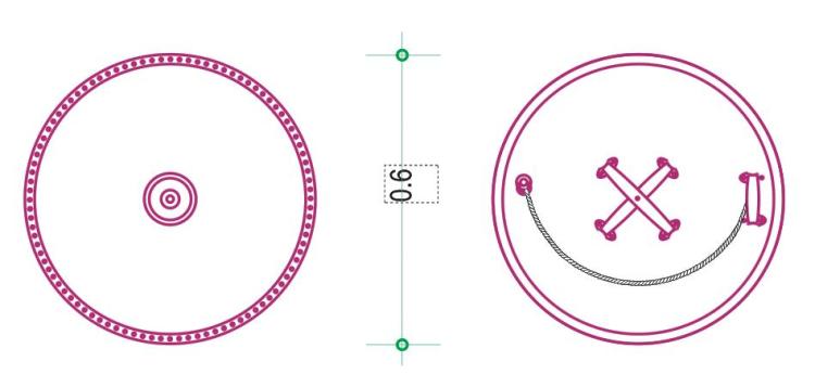 Ιφικράτειος Οπλιτική Ασπίδα - Hoplite Shield of Ifikratis Army. Design by Nikolakopoulos Dimitris, Architect