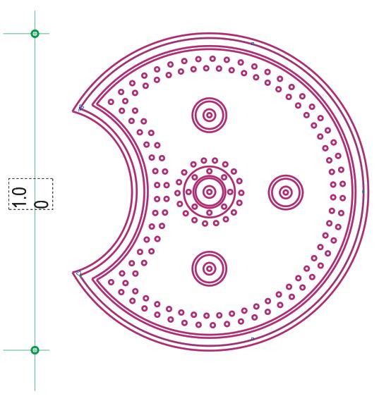 Δείγμα ασπίδας Ύστερης Μυκηναϊκής Εποχής και πρώιμης Γεωμετικής περιόδου (Μουσείο Δελφών) - Shield of Late Mycenaen and early Geometric eras (Delfoi Museum). Design by Nikolakopoulos Dimitris, Architect