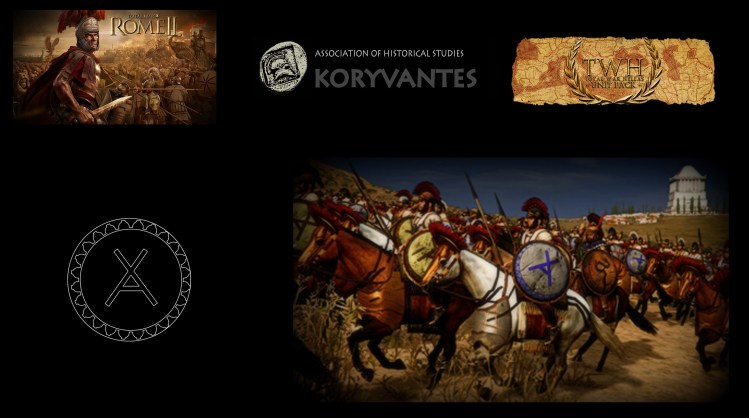 Shield device (Emblem - Έμβλημα) of Achaeans for the TW Unit "Achaean Loghos - Athens" - Design by Dimitrios Nikolakopoulos, Architect