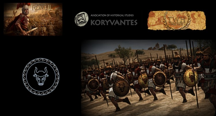 Aspidiskos (small shield) device (Emblem - Έμβλημα) for the TW Unit "Cretan Pirates" - Design by Dimitrios Nikolakopoulos, Architect