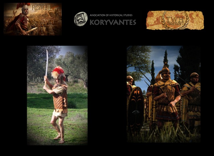 Thracian Warrior with leather armor for the TW Unit "Thacian Rhomfeoforoi - Cimmerian Bosporus"  - Photo Courtesy of KORYVANTES Association