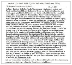 Iliad 2 581-604 Translation 1924